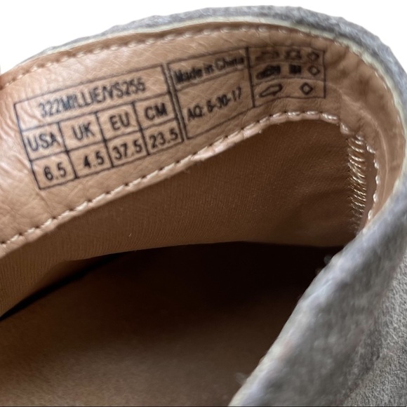 Vionic Taupe ‎ Suede Strap Buckle Bootie/ Ankle Boots Size: 6.5 - Picture 9 of 11